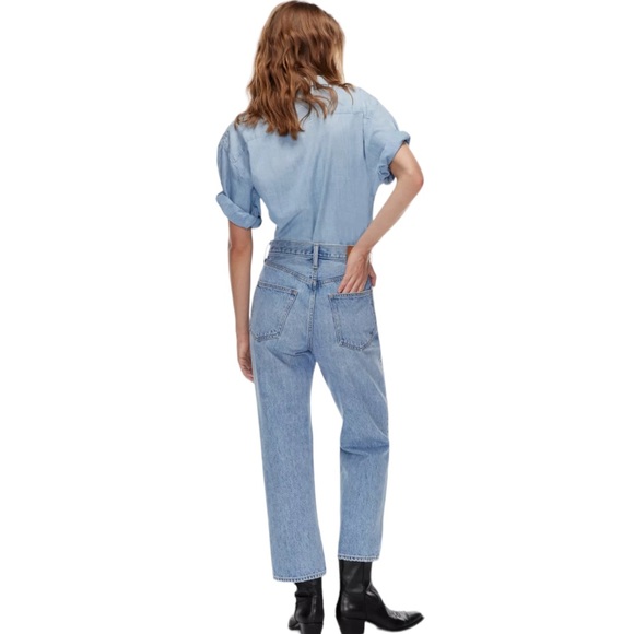 Aritzia Denim Forum The Joni High Rise Loose Distressed Jeans Size 31 TALL 29L - Picture 5 of 12